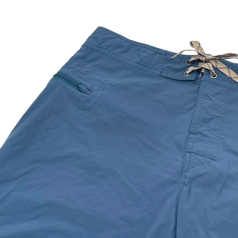 Patagonia Mens Blue Swim Surf Board Shorts Size 32 Performance‎ Lace up Gorpcore